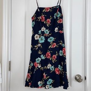 Stylish floral mini dress